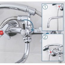 Смеситель для ванны Frap H20 F2220 универсальный Хром