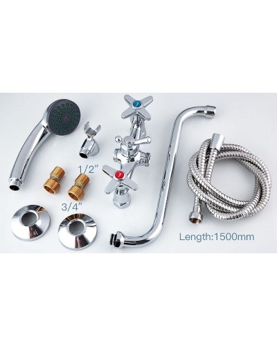 Смеситель для ванны Frap H20 F2220 универсальный Хром