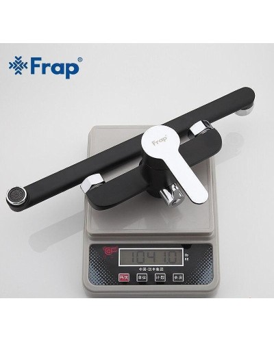 Смеситель для ванны Frap H42 F2242 универсальный Черный матовый Хром