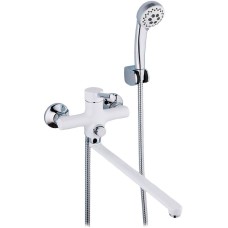 Смеситель для ванны Frap H44-8 F2244-8 универсальный Белый Хром