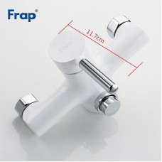 Смеситель для ванны Frap H44-8 F2244-8 универсальный Белый Хром