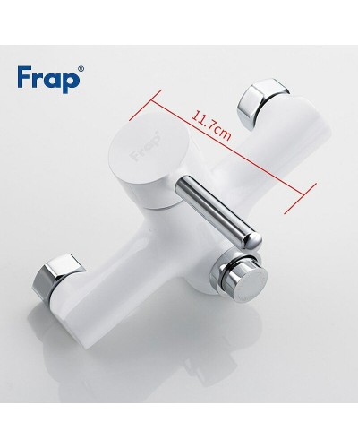 Смеситель для ванны Frap H44-8 F2244-8 универсальный Белый Хром