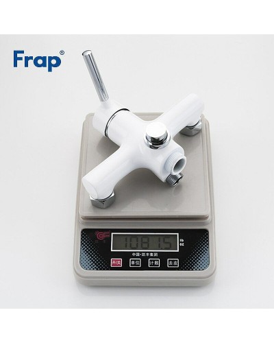 Смеситель для ванны Frap H44-8 F2244-8 универсальный Белый Хром