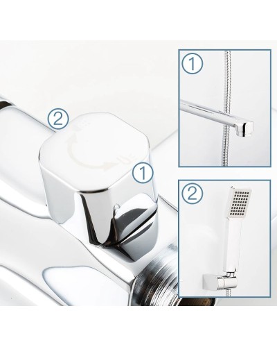 Смеситель для ванны Frap H46 F2246 универсальный Хром