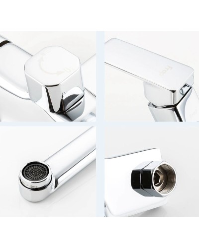 Смеситель для ванны Frap H46 F2246 универсальный Хром