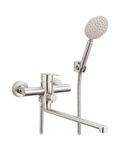 Смеситель для ванны Frap H48 F2248 универсальный Сатин