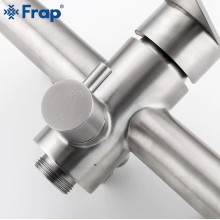 Смеситель для ванны Frap H48 F2248 универсальный Сатин