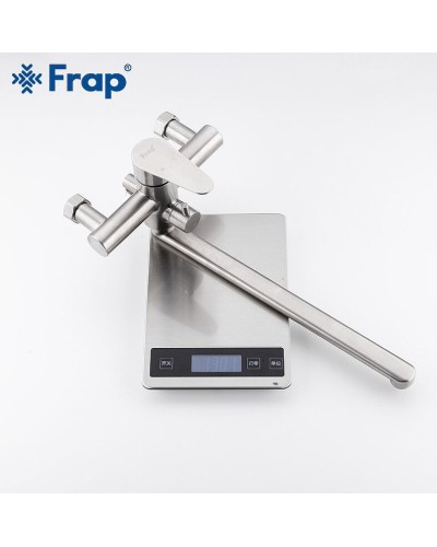 Смеситель для ванны Frap H48 F2248 универсальный Сатин