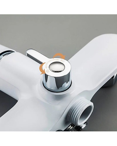 Смеситель для ванны Frap H49 F2249 универсальный Белый Хром