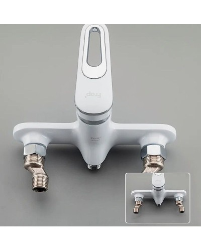 Смеситель для ванны Frap H49 F2249 универсальный Белый Хром