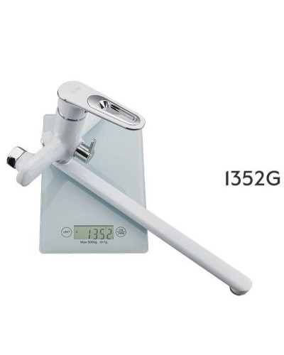 Смеситель для ванны Frap H49 F2249 универсальный Белый Хром