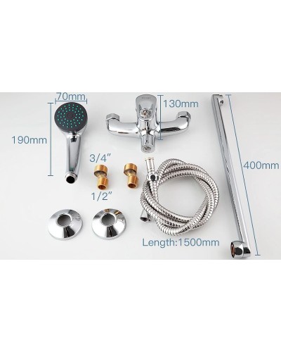 Смеситель для ванны Frap H13 F2213 универсальный Хром