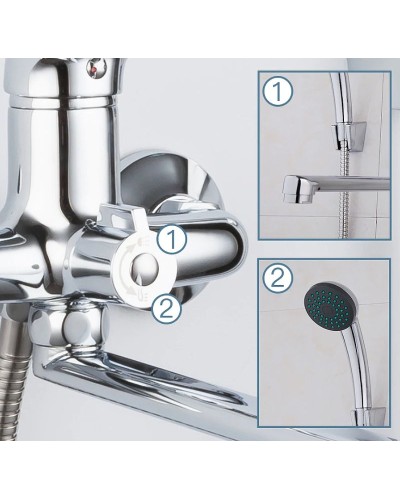 Смеситель для ванны Frap H13 F2213 универсальный Хром