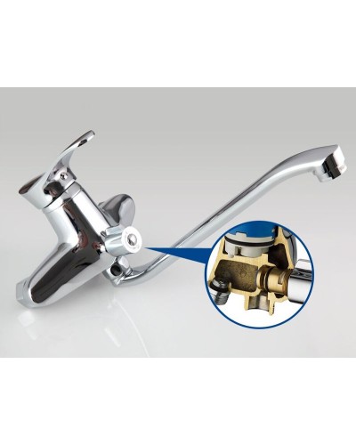 Смеситель для ванны Frap H01 F2201 универсальный Хром