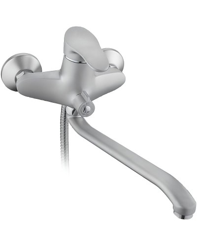 Смеситель для ванны Frap H01-1 F2201-1 универсальный Хром матовый