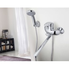 Смеситель для ванны Frap H21 F2221 универсальный Хром