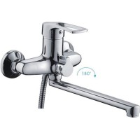 Смеситель для ванны Frap H701 F22701-B универсальный Хром