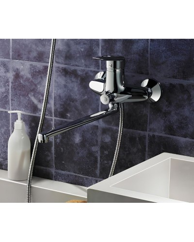 Смеситель для ванны Frap H07 F2207 универсальный Хром