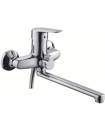 Смеситель для ванны Frap H703 F22703-B универсальный Хром