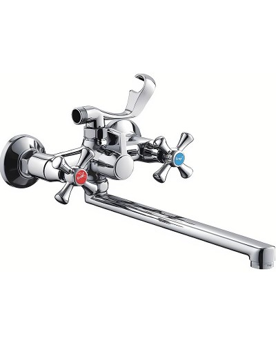 Смеситель для ванны Frap H732 F22732-B универсальный Хром