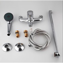 Смеситель для ванны Frap H220 F22001 универсальный Хром