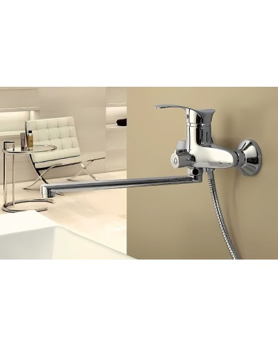 Смеситель для ванны Frap H220 F22001 универсальный Хром