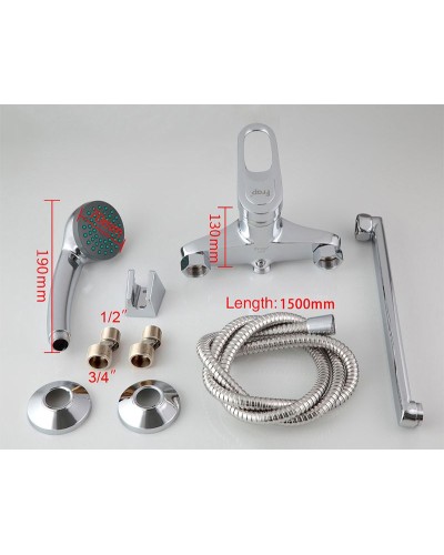 Смеситель для ванны Frap H220 F22004 универсальный Хром