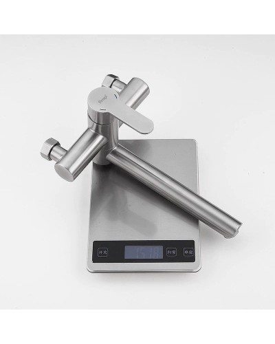 Смеситель для ванны Frap H801 F32801 универсальный Сатин