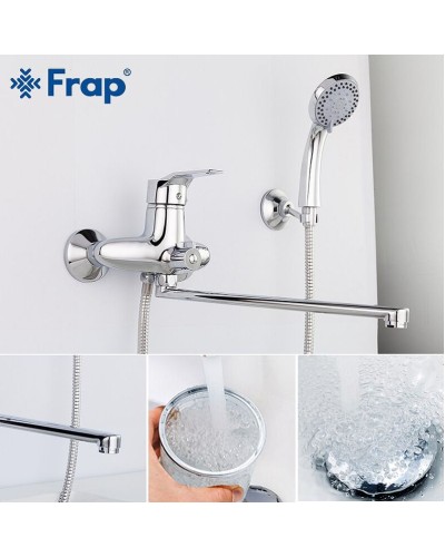 Смеситель для ванны Frap H63 F2263 универсальный Хром