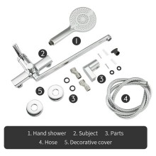 Смеситель для ванны Frap H67 F2267 универсальный Хром