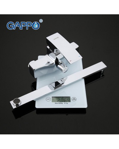 Смеситель для ванны Gappo G07 G2207 универсальный Хром