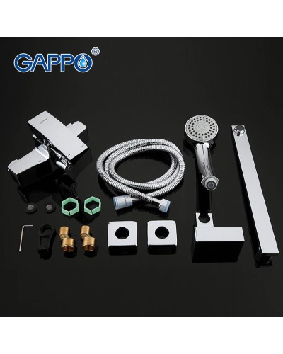 Смеситель для ванны Gappo G07 G2207 универсальный Хром