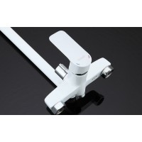 Смеситель для ванны Gappo G48 G2248 универсальный Белый Хром