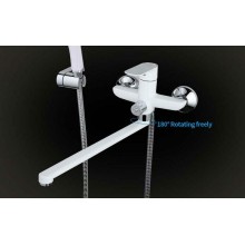 Смеситель для ванны Gappo G48 G2248 универсальный Белый Хром