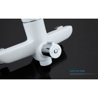 Смеситель для ванны Gappo G48 G2248 универсальный Белый Хром