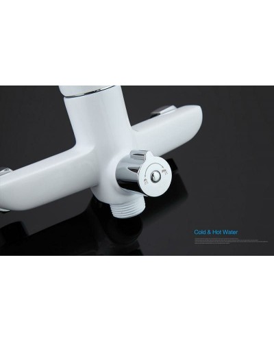 Смеситель для ванны Gappo G48 G2248 универсальный Белый Хром