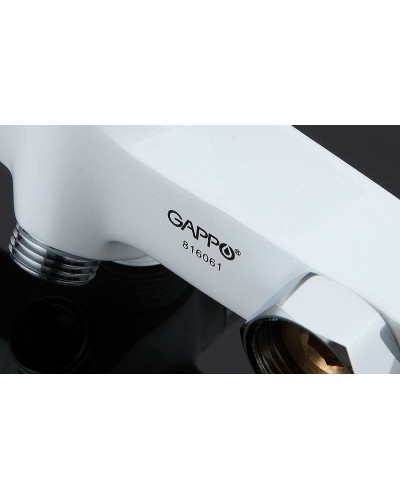 Смеситель для ванны Gappo G48 G2248 универсальный Белый Хром