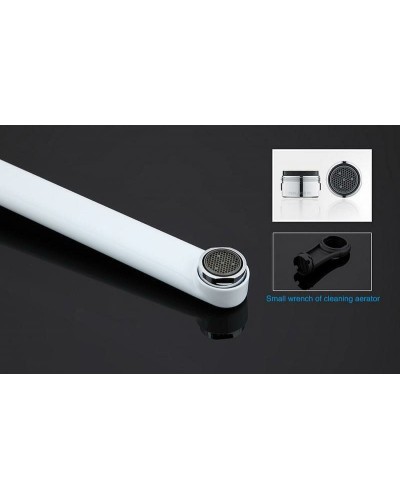 Смеситель для ванны Gappo G48 G2248 универсальный Белый Хром