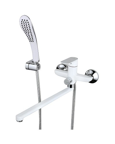 Смеситель для ванны Gappo G48 G2248 универсальный Белый Хром