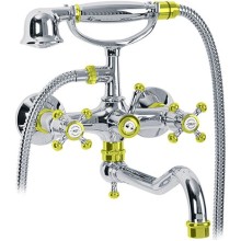 Смеситель для ванны Migliore Lady 18834 универсальный Хром Золото