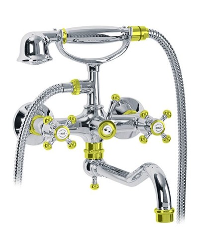 Смеситель для ванны Migliore Lady 18834 универсальный Хром Золото