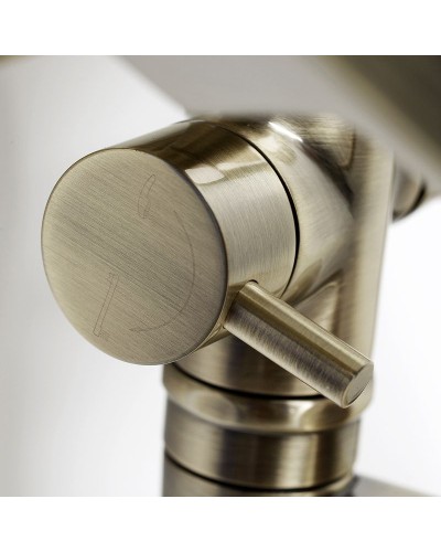 Смеситель для ванны WasserKRAFT Exter 1602L универсальный Светлая бронза