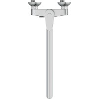 Смеситель для ванны Cersanit Cari 63028 универсальный Хром