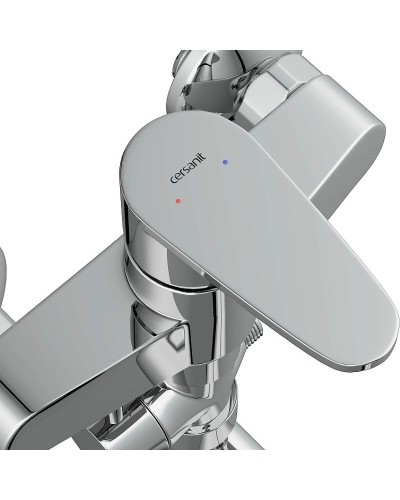Смеситель для ванны Cersanit Cari 63028 универсальный Хром