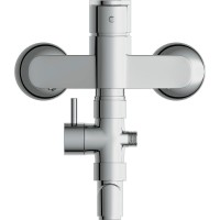 Смеситель для ванны Cersanit Cari 63028 универсальный Хром