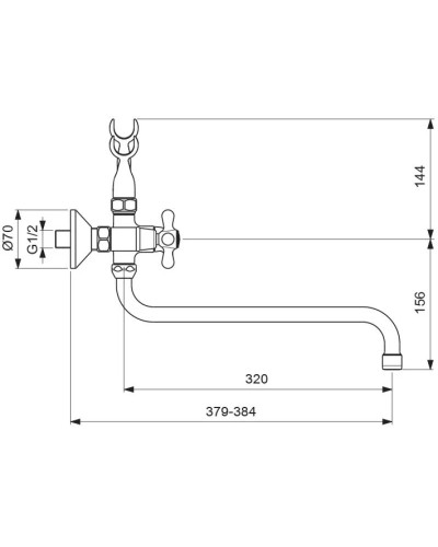 Смеситель универсальный Vidima Retro BA347AA