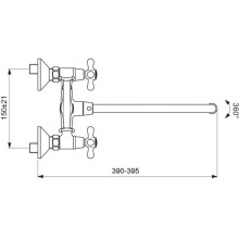 Смеситель универсальный Vidima Retro BA347AA