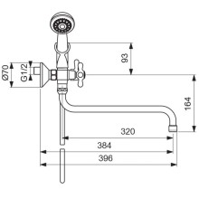 Смеситель универсальный Vidima Retro BA348AA
