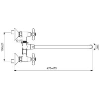 Смеситель универсальный Vidima Retro BA349AA