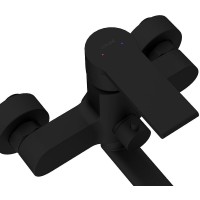 Смеситель для ванны Cersanit Brasko Black 64092 универсальный Черный матовый